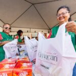 Entrega da primeira etapa da Cesta de Natal na orla e zona rural é marcada por organização e acolhimento